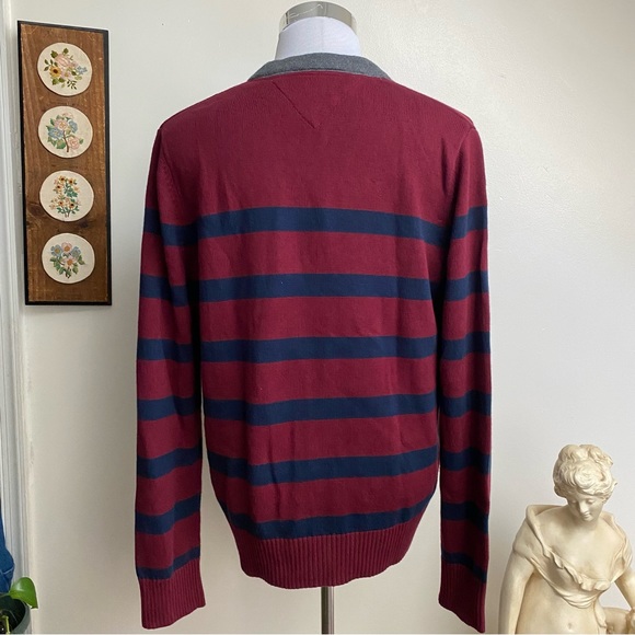 Tommy Hilfiger Eclectic Grandpa Striped Cardigan Large - Picture 4 of 14